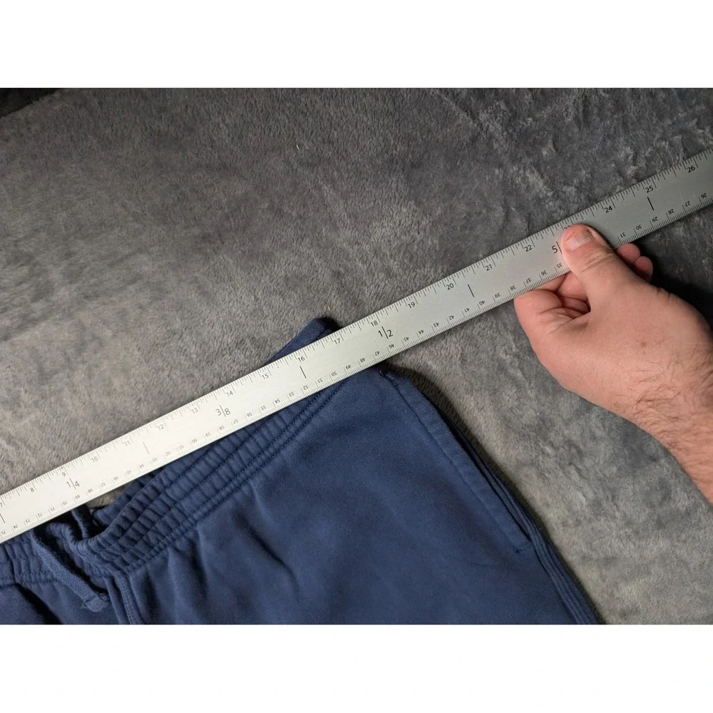 Nike Mens Club Fleece Jogger Sweatpants Blue XXL Embroidered Swoosh Pockets - Picture 5 of 7